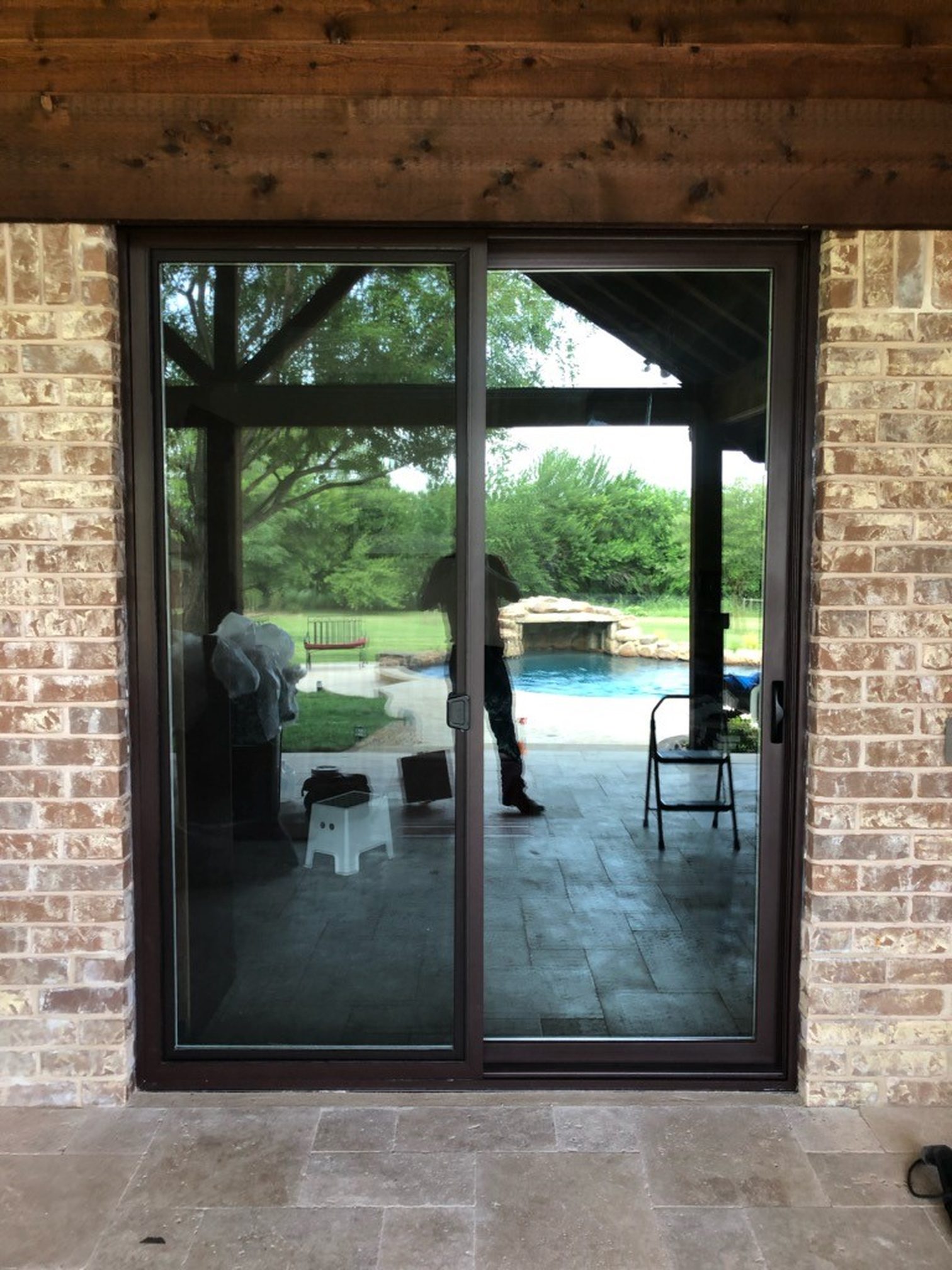 Patio and French Doors in The Colony, TX